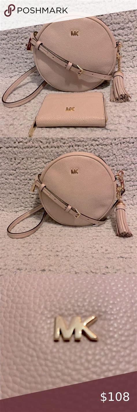 michael kors canteen crossbody soft pink